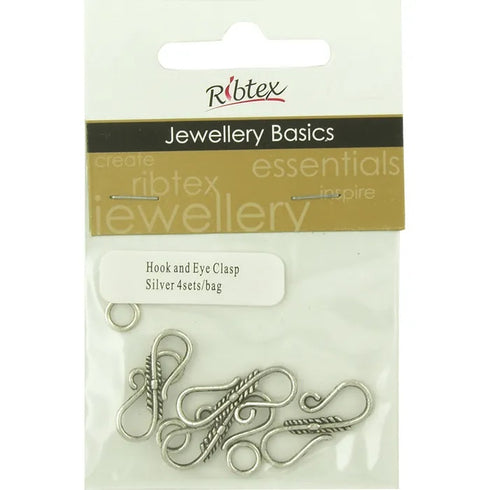 Metal Alloy Hook and Eye Fancy Clasps